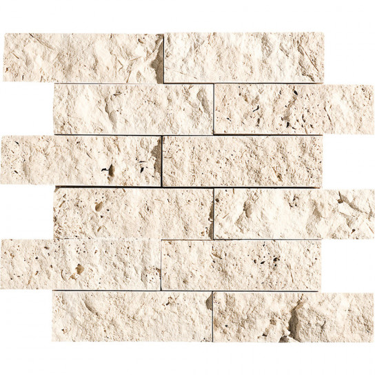 Ivory Rock Face Mosaics